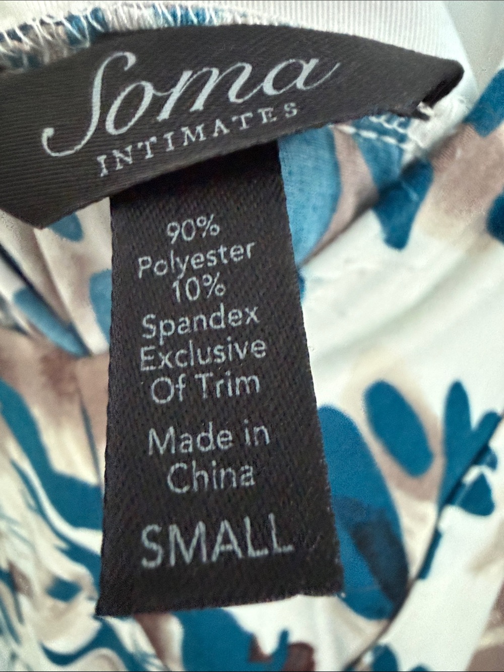 Soma Teal & Brown Floral Print Maxi Dress - Picture 7 of 12